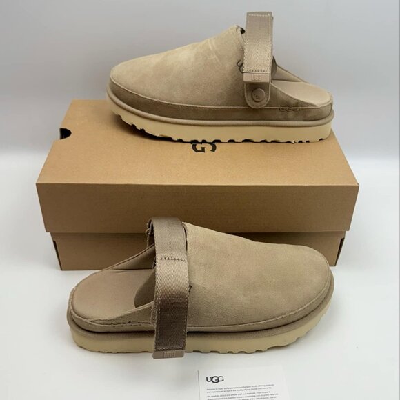 UGG Shoes - UGG Women's Goldenstar Slingback Clog Flats Sand Color NWB Size 9